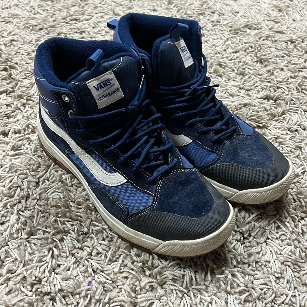 Vans High-Top Suede Canvas Ultrarange Boots, Mens 10.5